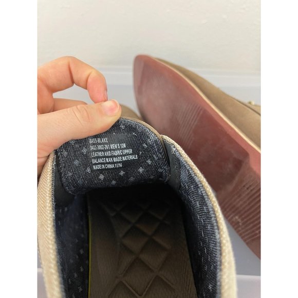 Mens GH Bass & Co Blake Shoe Tan Lace SZ 12M Round - Picture 10 of 10